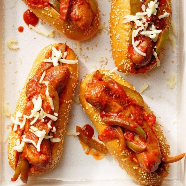 Italian Sausage Sandwich.