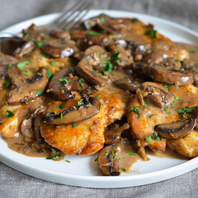 Chicken Marsala.