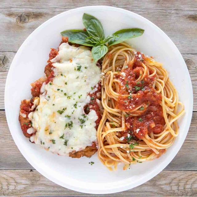 Veal Parmigiana.
