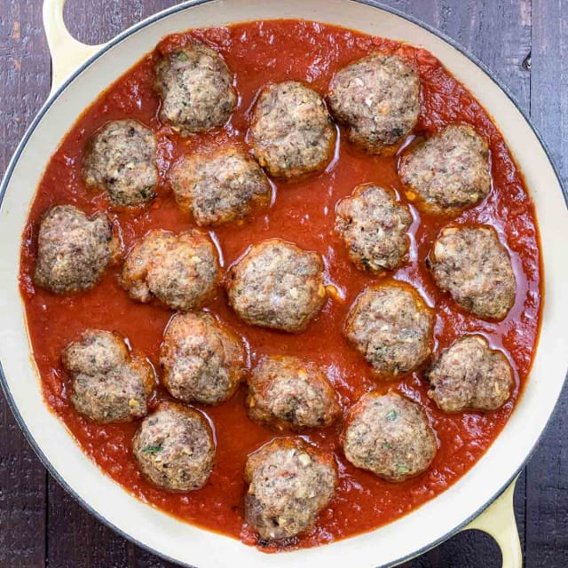 Grandma's Jumbo Meatballs.