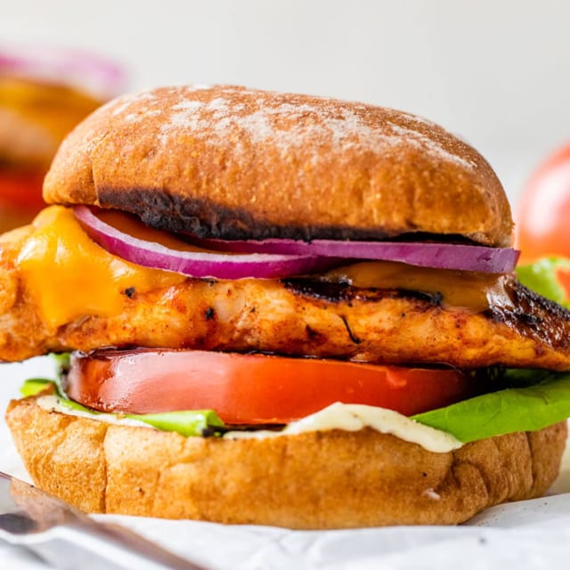 Grilled Chicken Sandwich Lunch.