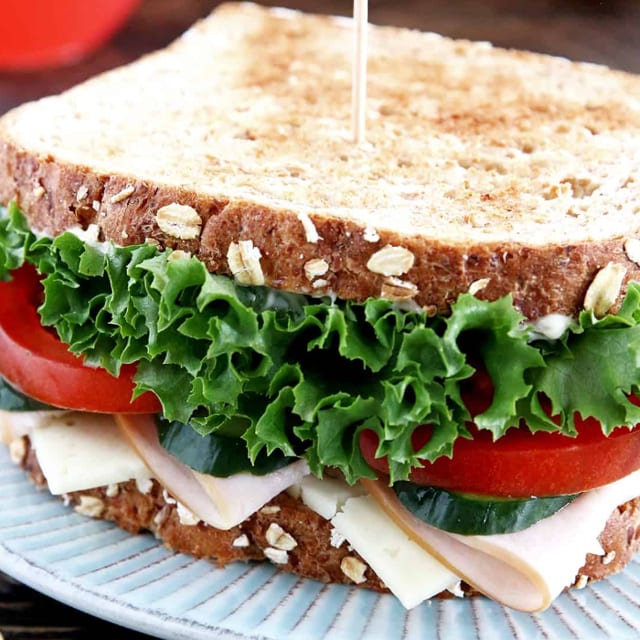 Turkey Sandwich Lunch.