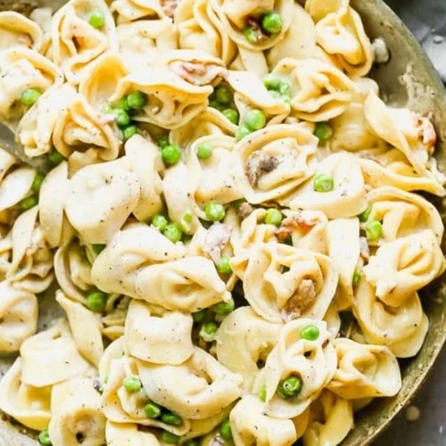 Tortellini Carbonara.