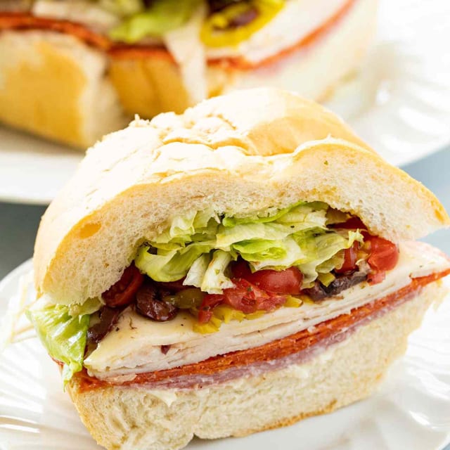 Italian Sandwich Lunch.