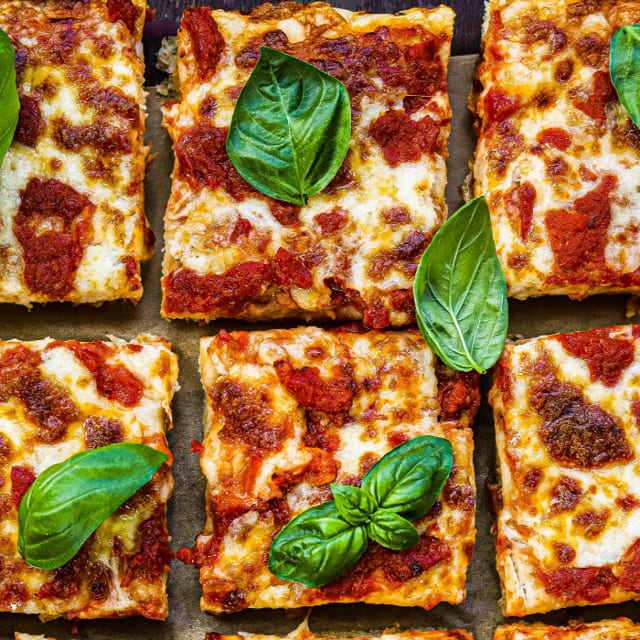Grandma Pizza Lunch.