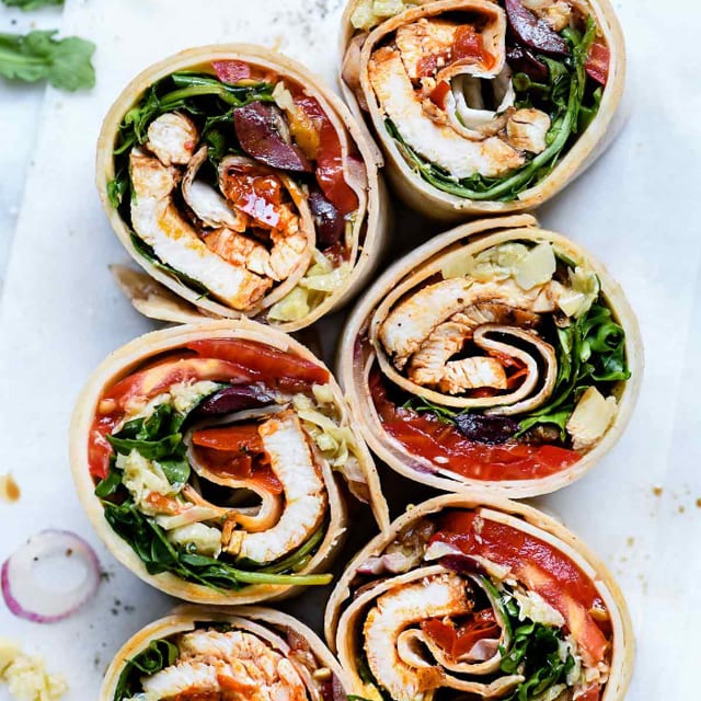Italian Wrap Lunch.