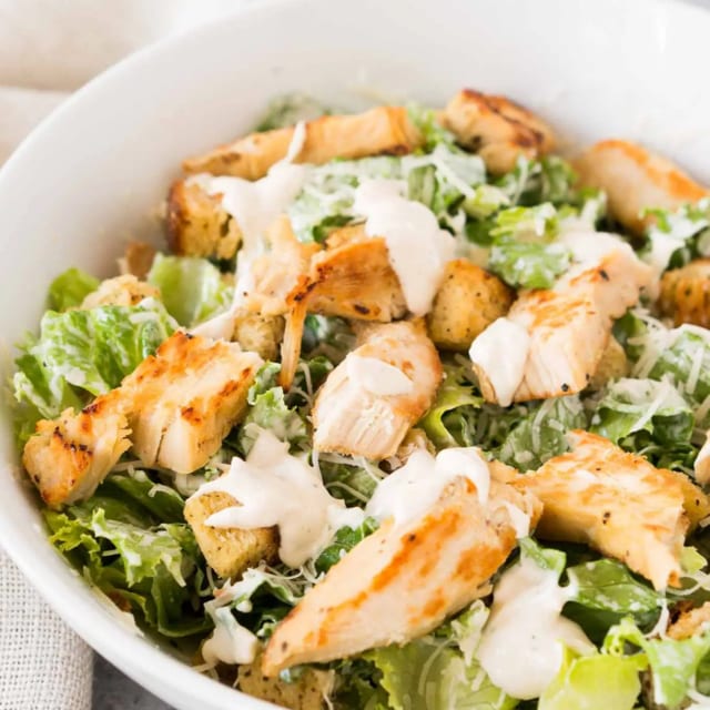 Chicken Caesar Salad Lunch.