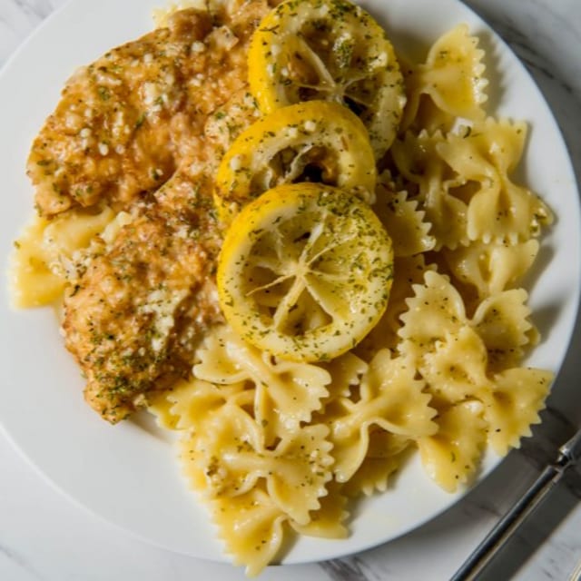 Veal Francese Lunch.