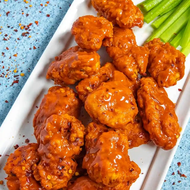 Boneless Buffalo Wings.