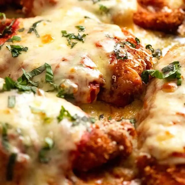 Chicken Parmigiana.