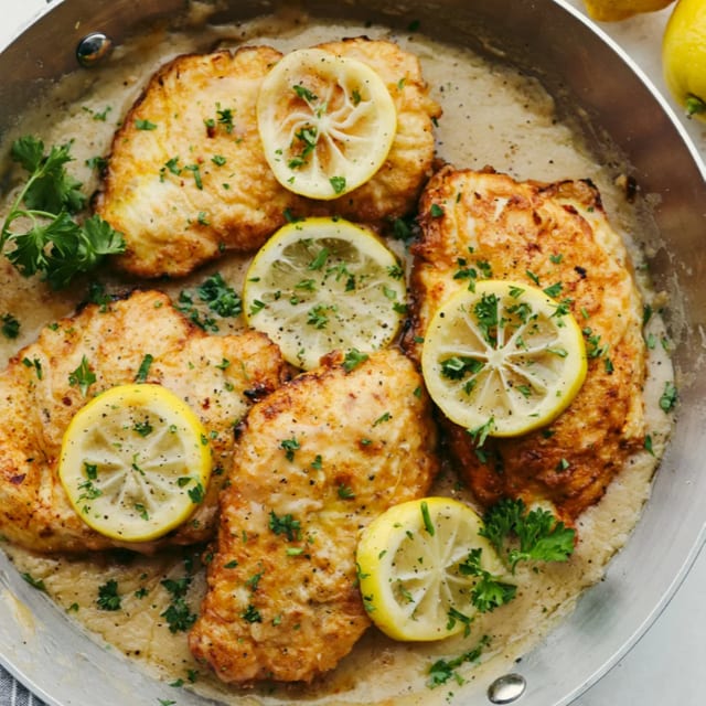 Chicken Francese Lunch.