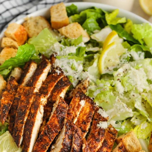 Chicken Caesar Salad.