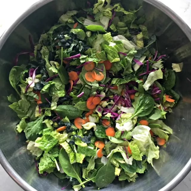 Organic Mixed Greens Salad.